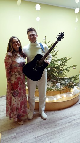 Gada noslēguma pasākums "Kad Ziemassvētku smaržas gaisā jūt." Tikšanās ar Ivetu Pudāni -dzeja un Rihards Pudāns -mūzika.